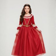 Disfraz Victoriano Rojo / Niña